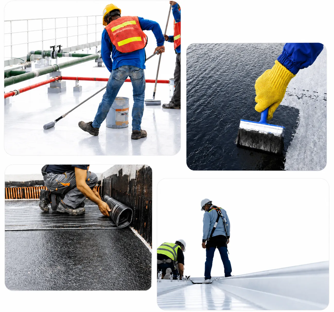 Professional waterproofing application